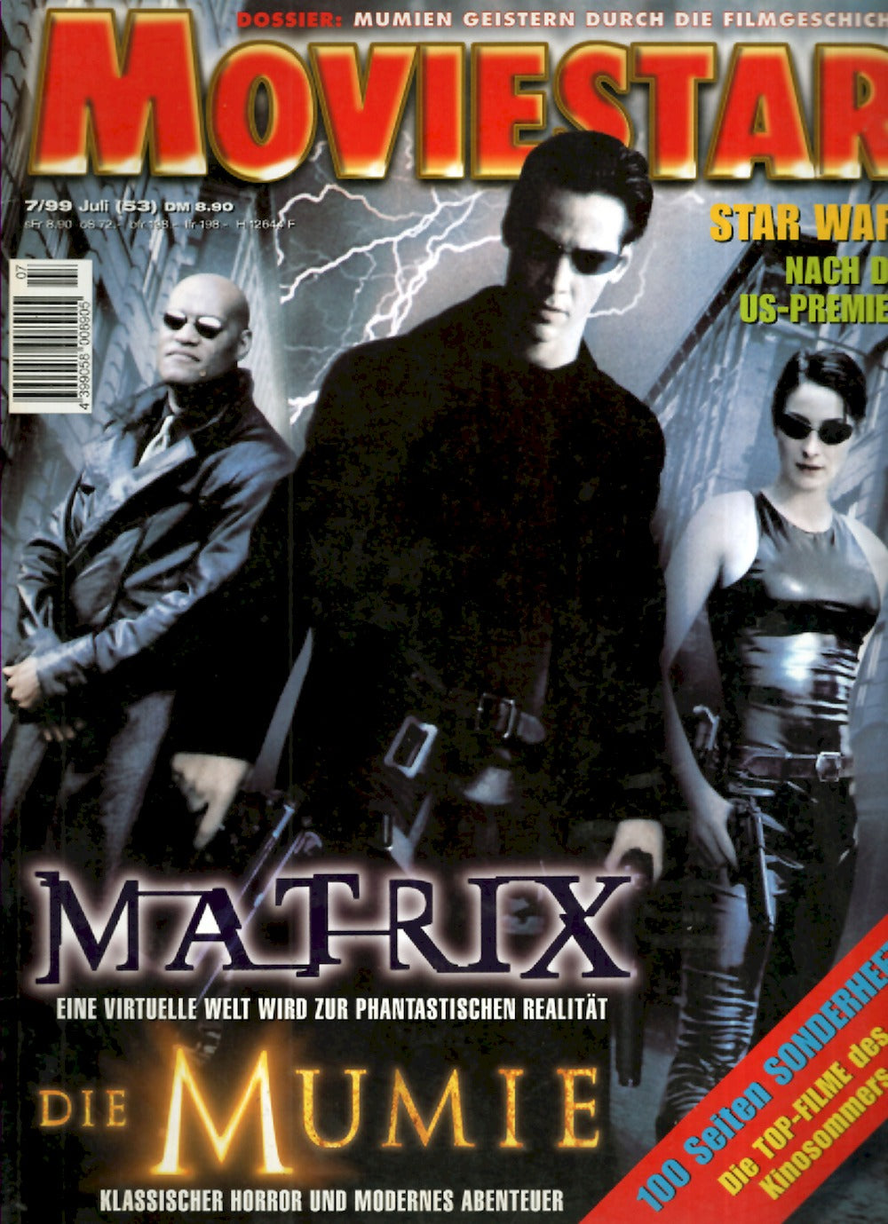 Moviestar Magazin Deutschland 1999 #53 Keanu Reeves
