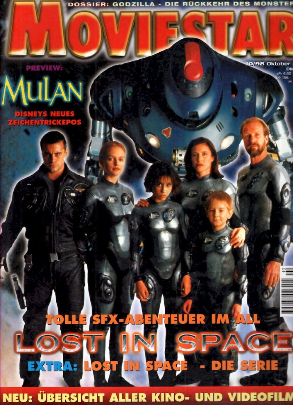 Moviestar Magazin Deutschland 1998 #45 Lost In Space Mulan