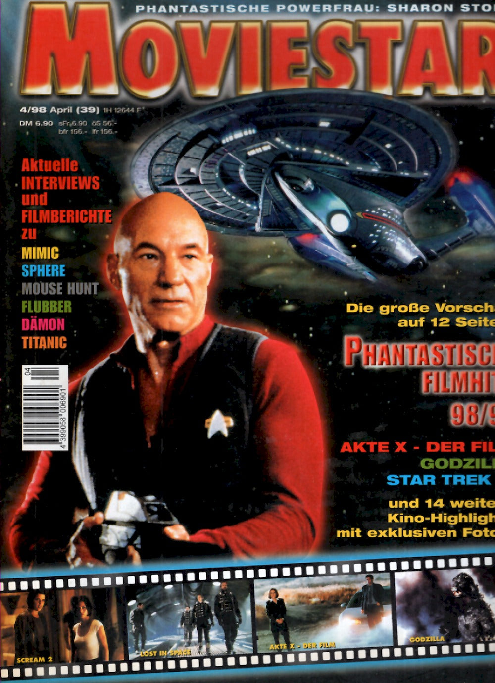 Moviestar Magazin Deutschland 1998 #39 Patrick Stewart