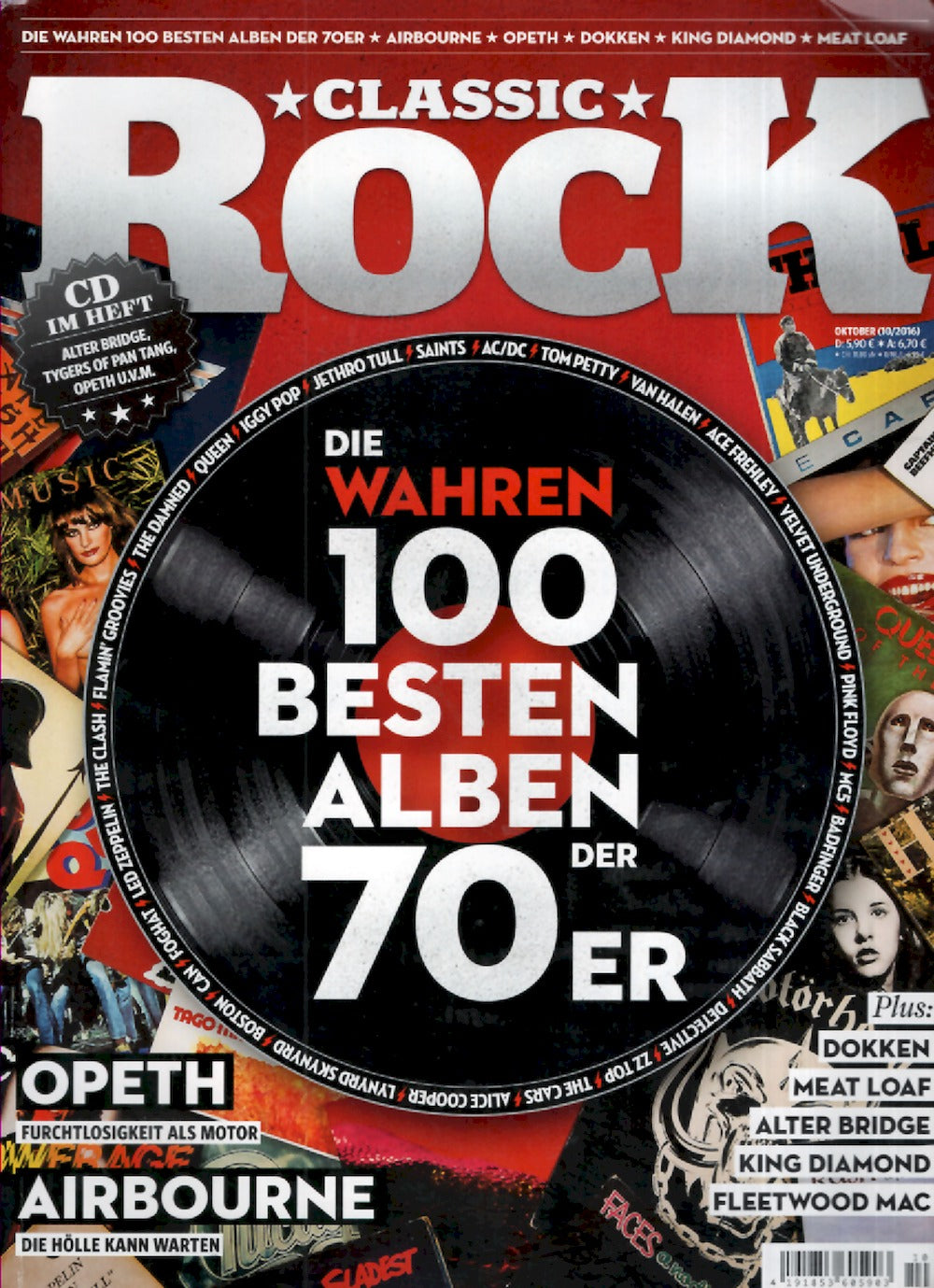 Classic Rock Magazin Deutschland 2016-10 Opeth Airbourne Dokken Meat Loaf Alter Bridge
