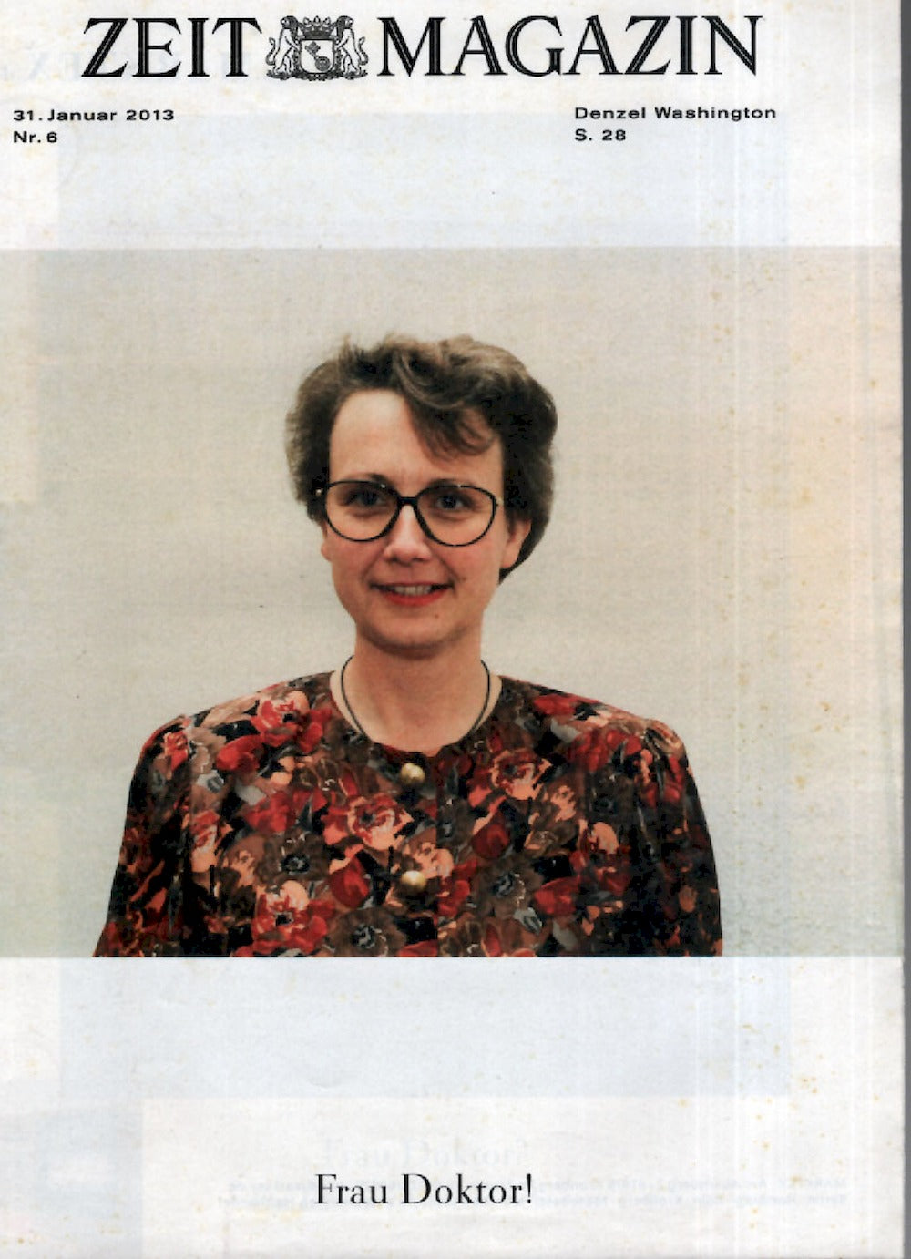 Zeit Magazin Deutschland 2013-06 Annette Schavan