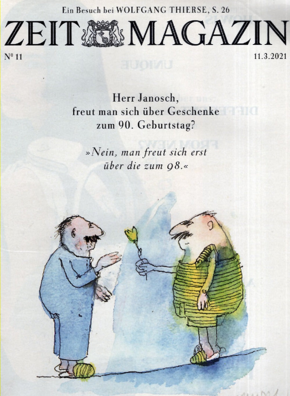 Zeit Magazin Deutschland 2021-11 Janosch