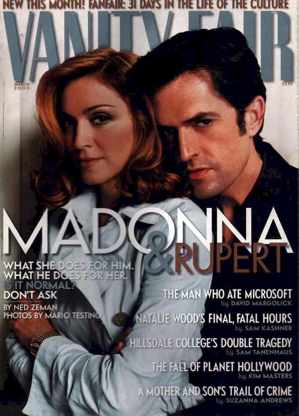 Vanity Fair Magazin USA 2000-03 Madonna Rupert