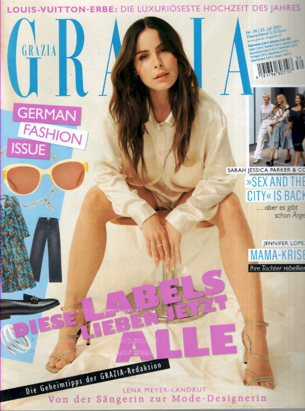 Grazia Magazin Deutschland 2021-30 Lena Meyer-Landrut Sarah Jessica Parker