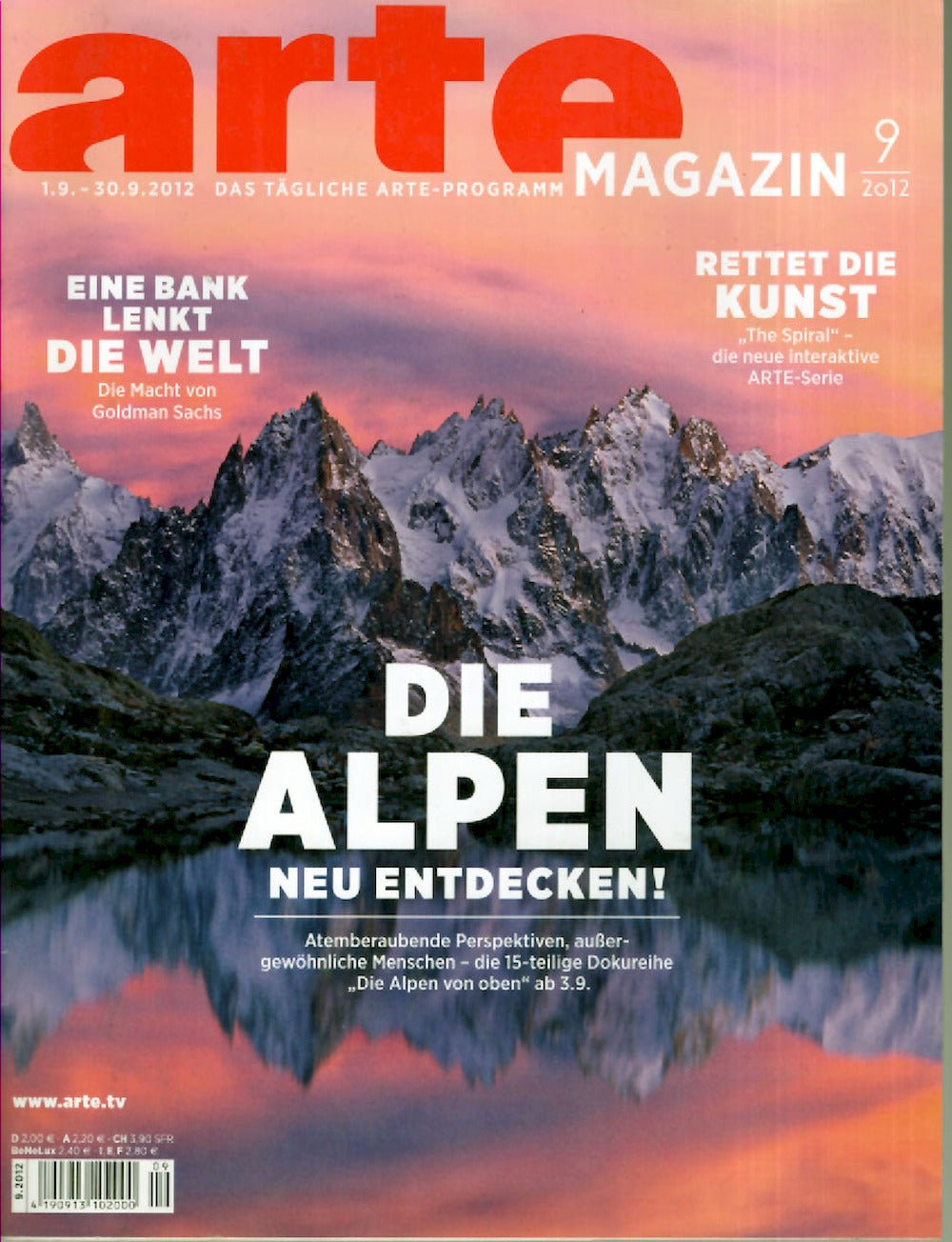 Arte Magazin Deutschland 2012-09 Sandrine Bonnaire