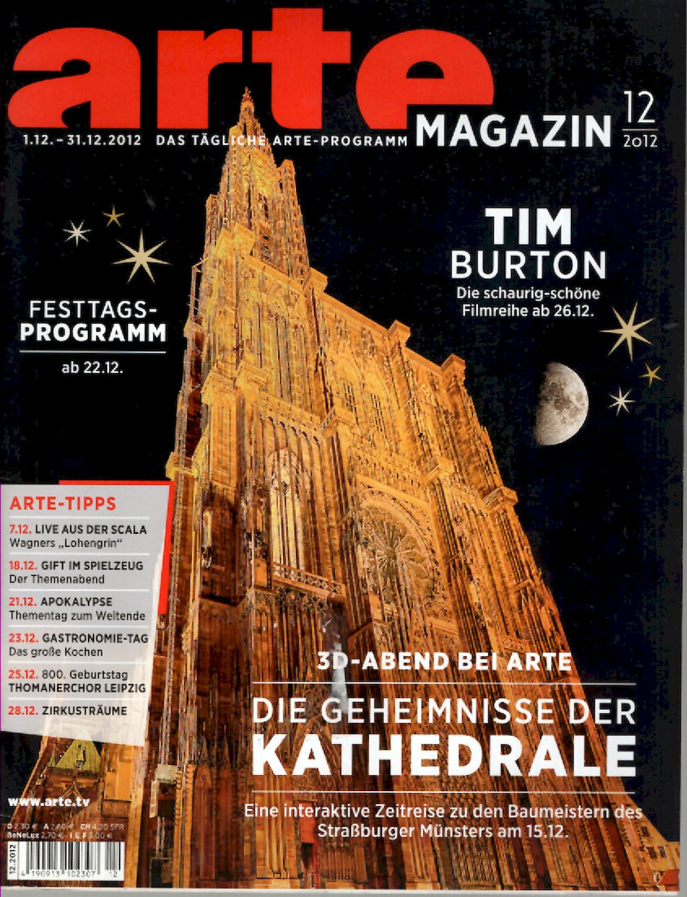 Arte Magazin Deutschland 2012-12 Tim Burton