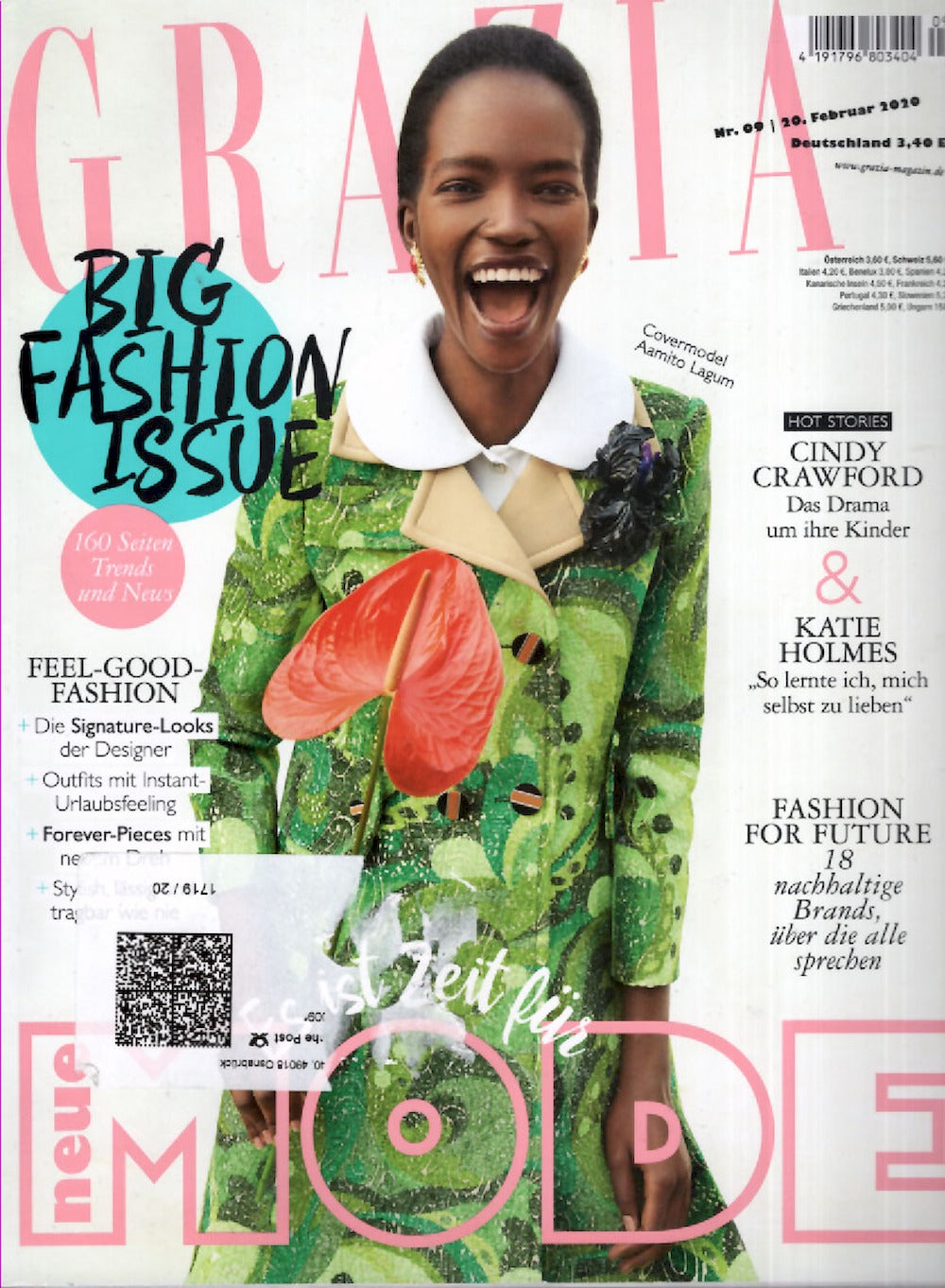Grazia Magazin Deutschland 2020-09 Aamito Lagum