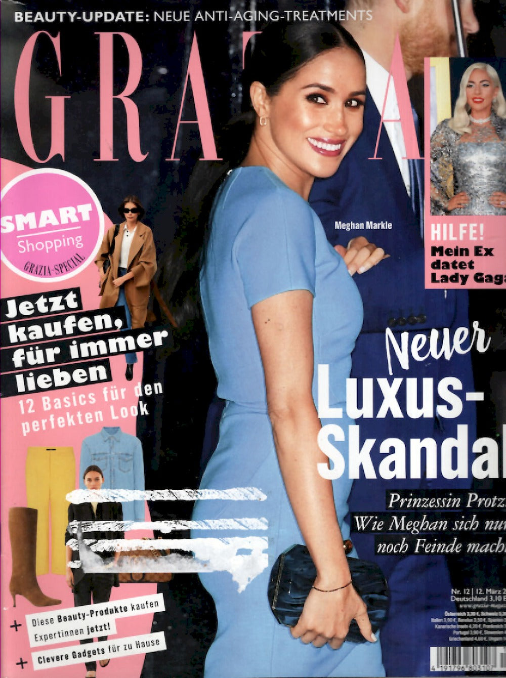 Grazia Magazin Deutschland 2020-12 Meghan Markle Lady Gaga