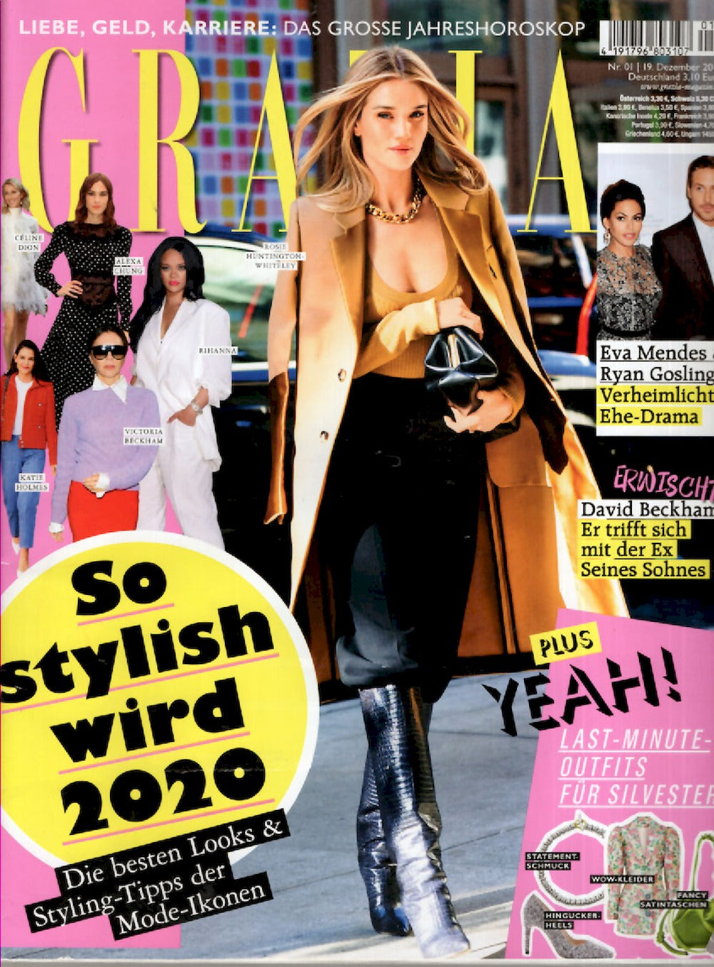 Grazia Magazin Deutschland 2019-01 Rosie Huntington-Whiteley