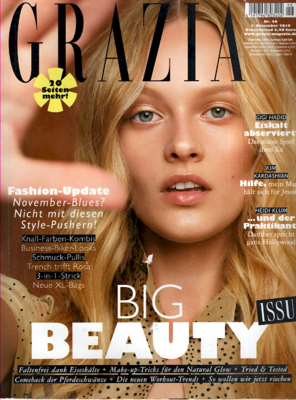 Grazia Magazin Deutschland 2019-46 Vivien Wysocki