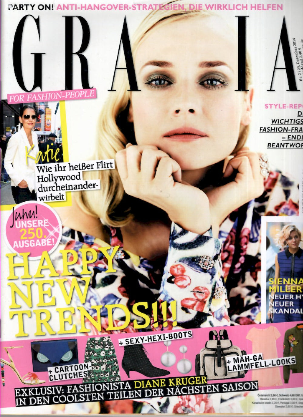 Grazia Magazin Deutschland 2014-02 Diane Kruger