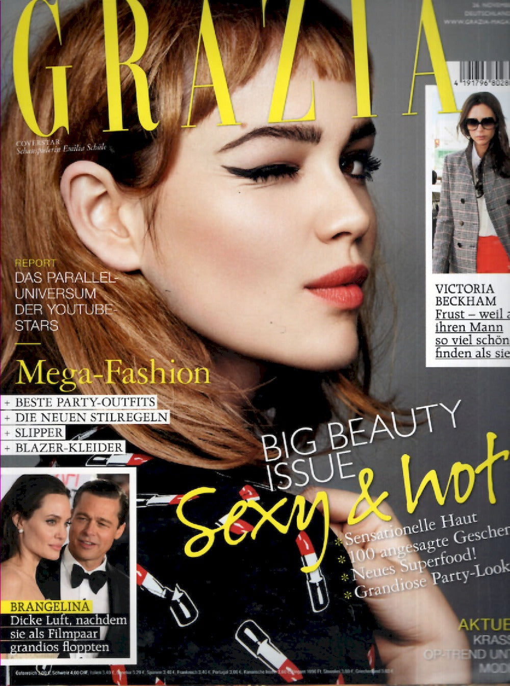 Grazia Magazin Deutschland 2015-49 Emilia Schüle