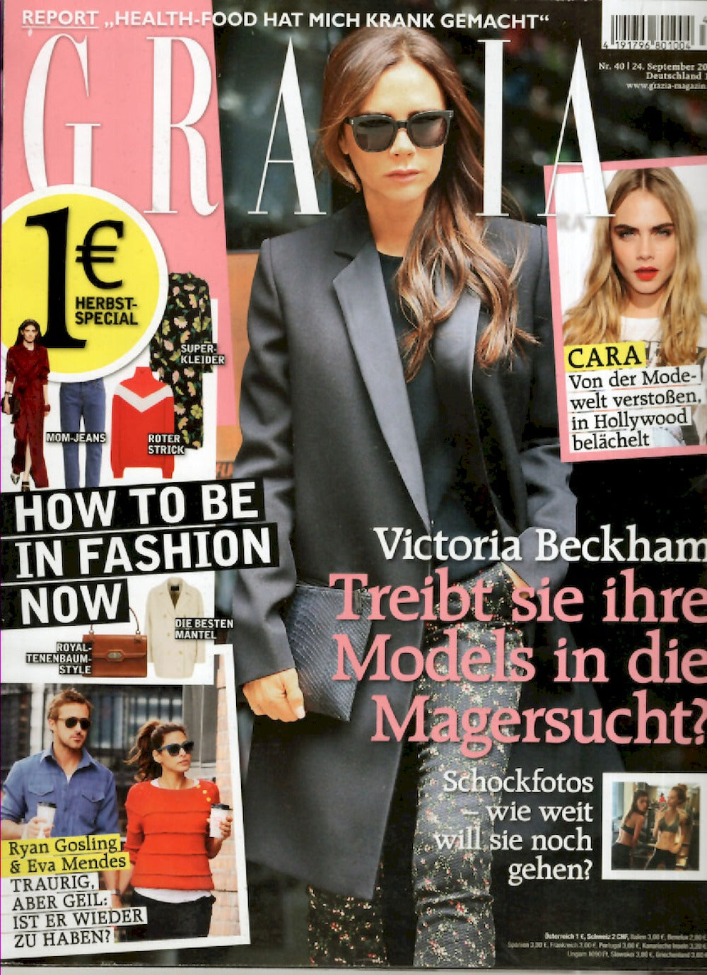 Grazia Magazin Deutschland 2015-40 Victoria Beckham