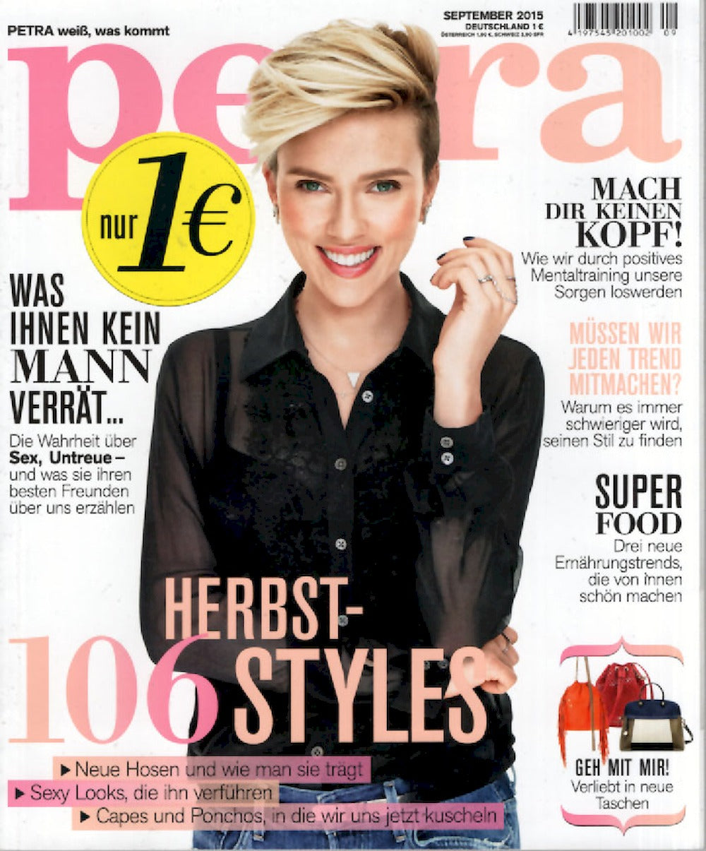 Petra Magazin Deutschland 2015-09 Scarlett Johansson