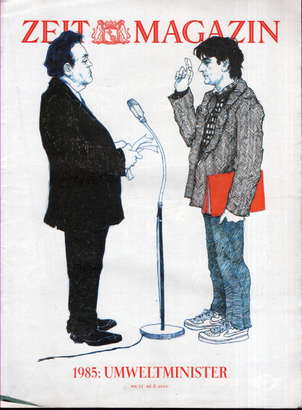 Zeit Magazin Deutschland 2010-35 Joschka Fischer Holger Börner