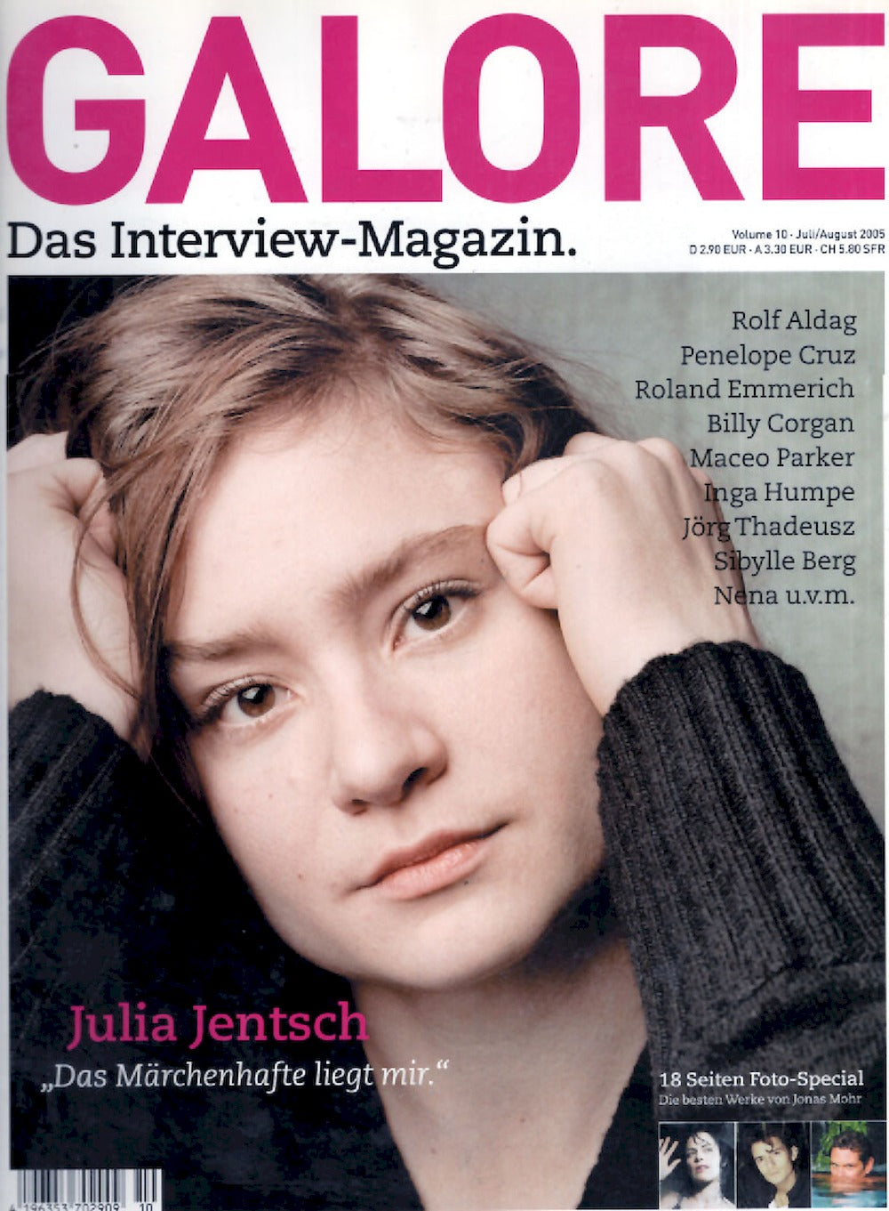 Galore Magazin Deutschland 2005 #10 Julia Jentsch