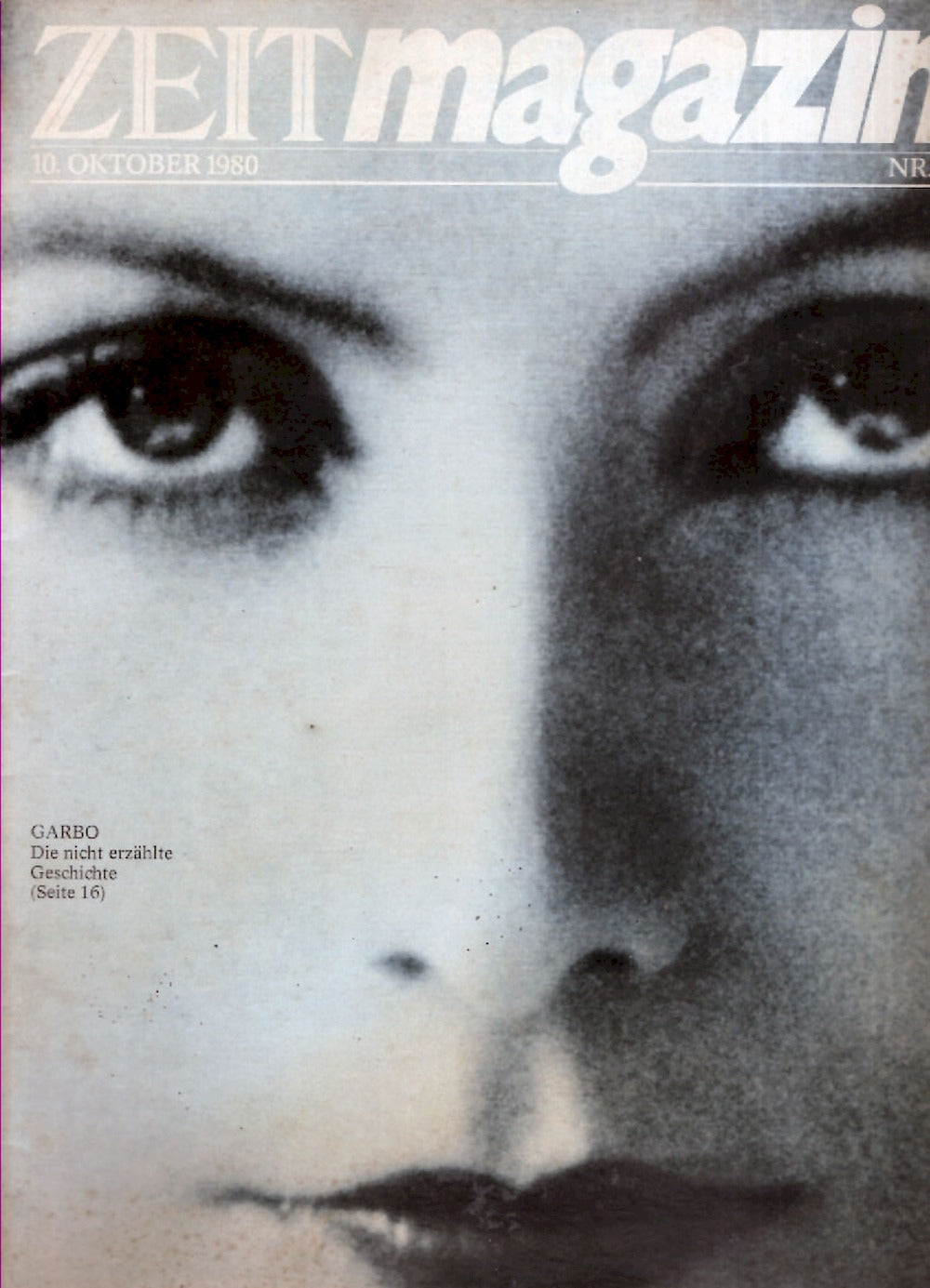 Zeit Magazin Deutschland 1980-42 Greta Garbo