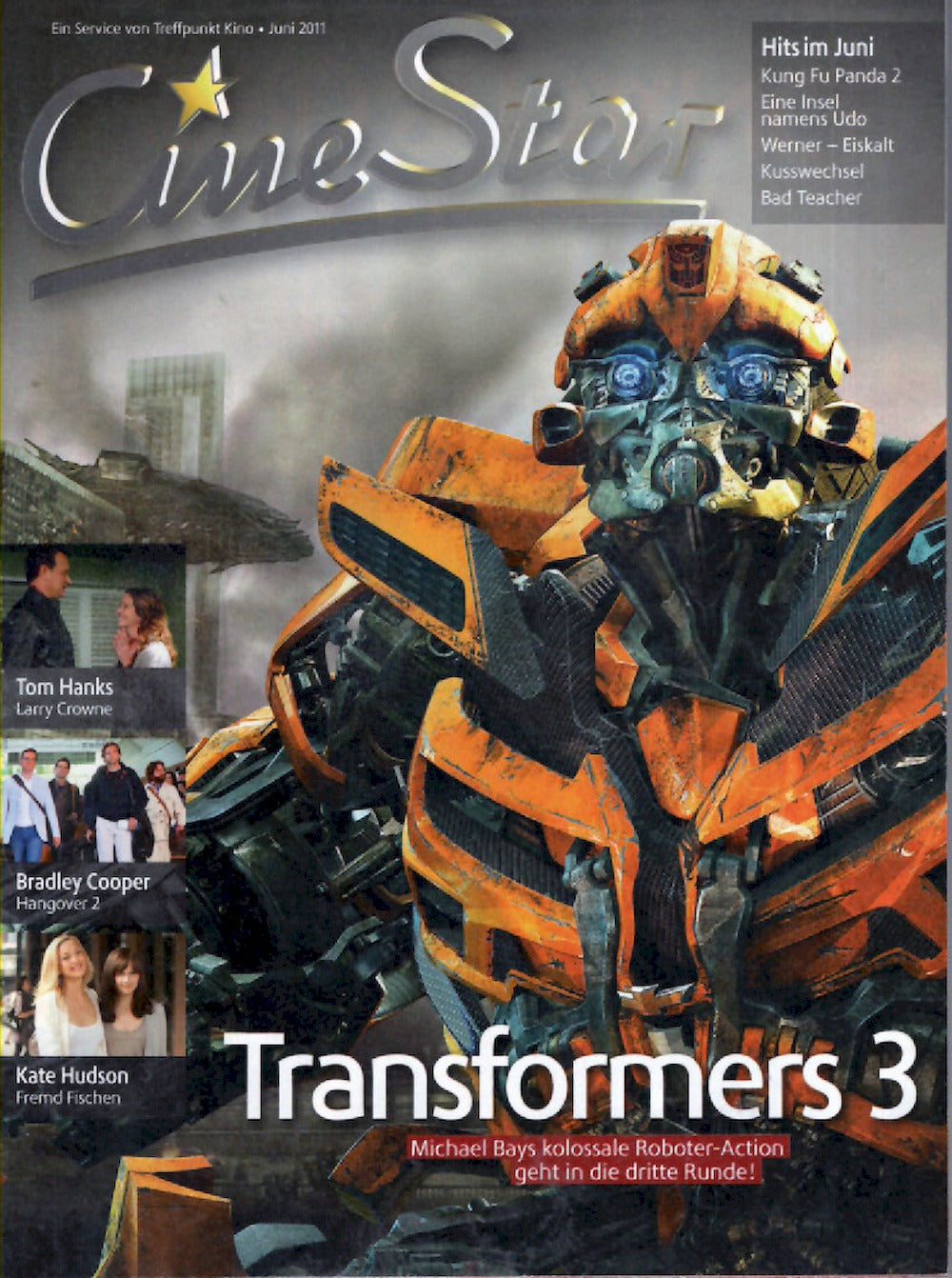 Cine Star Magazin Deutschland 2011-06 Transformers 3