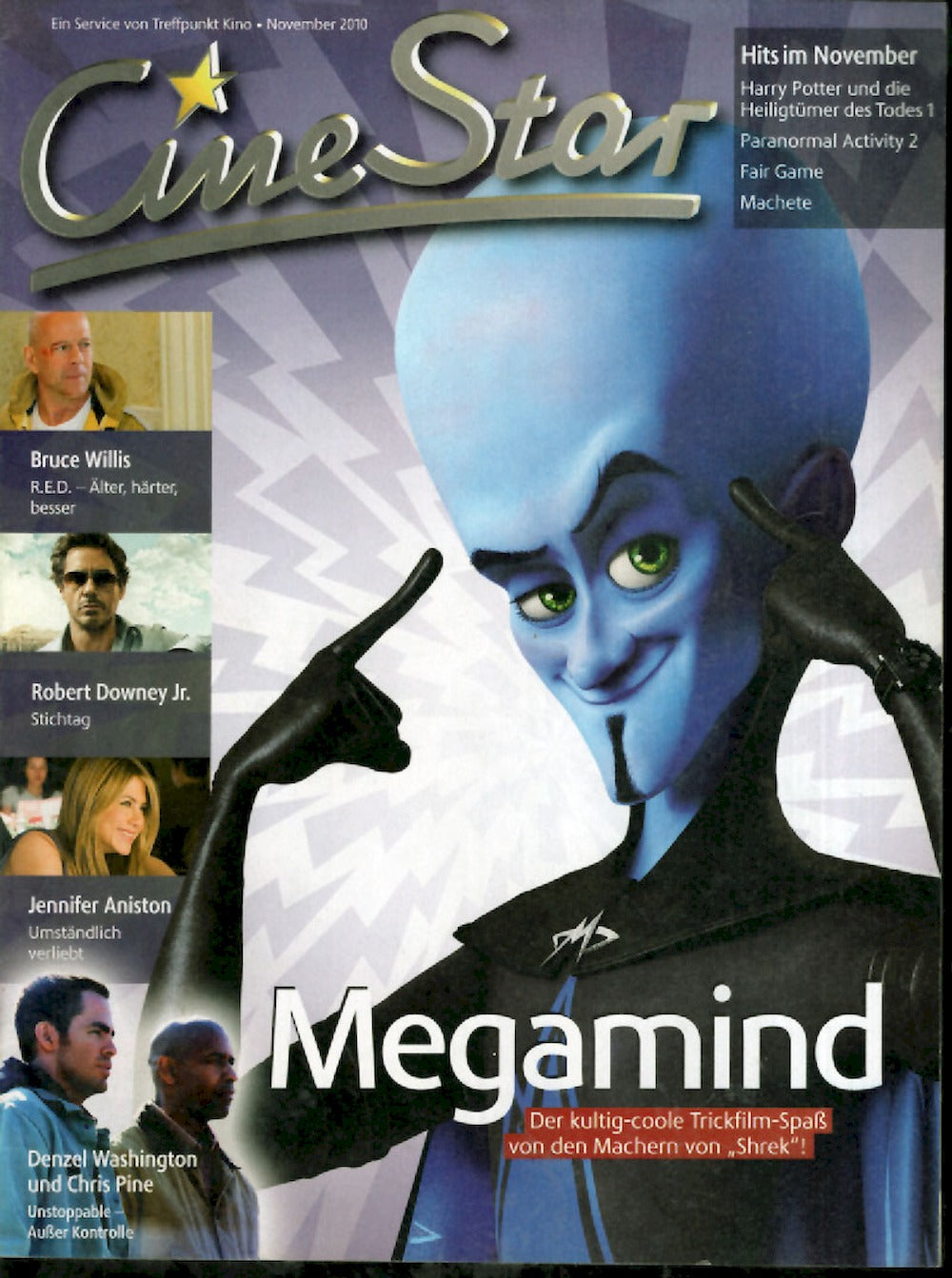 Cine Star Magazin Deutschland 2010-11 Megamind