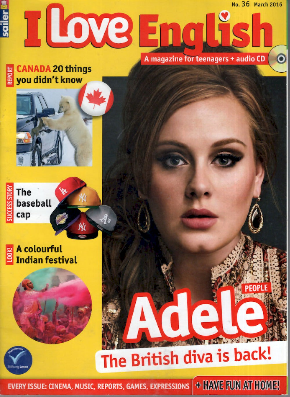 I Love English Magazin Deutschland 2016 #36 Adele