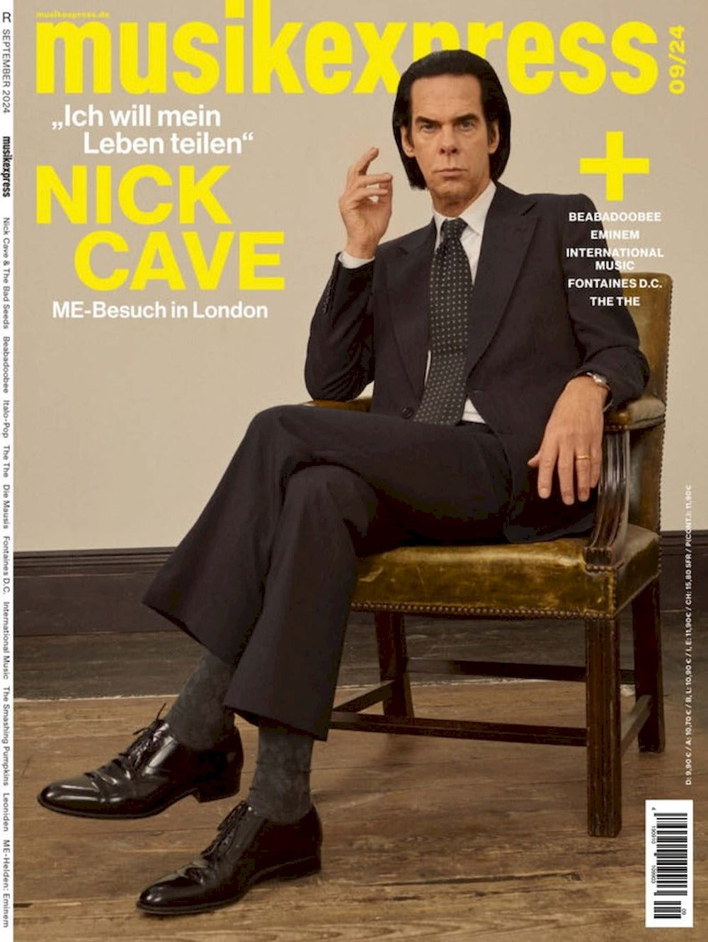 Musikexpress Magazin Deutschland 2024-09 Nick Cave + Vinyl