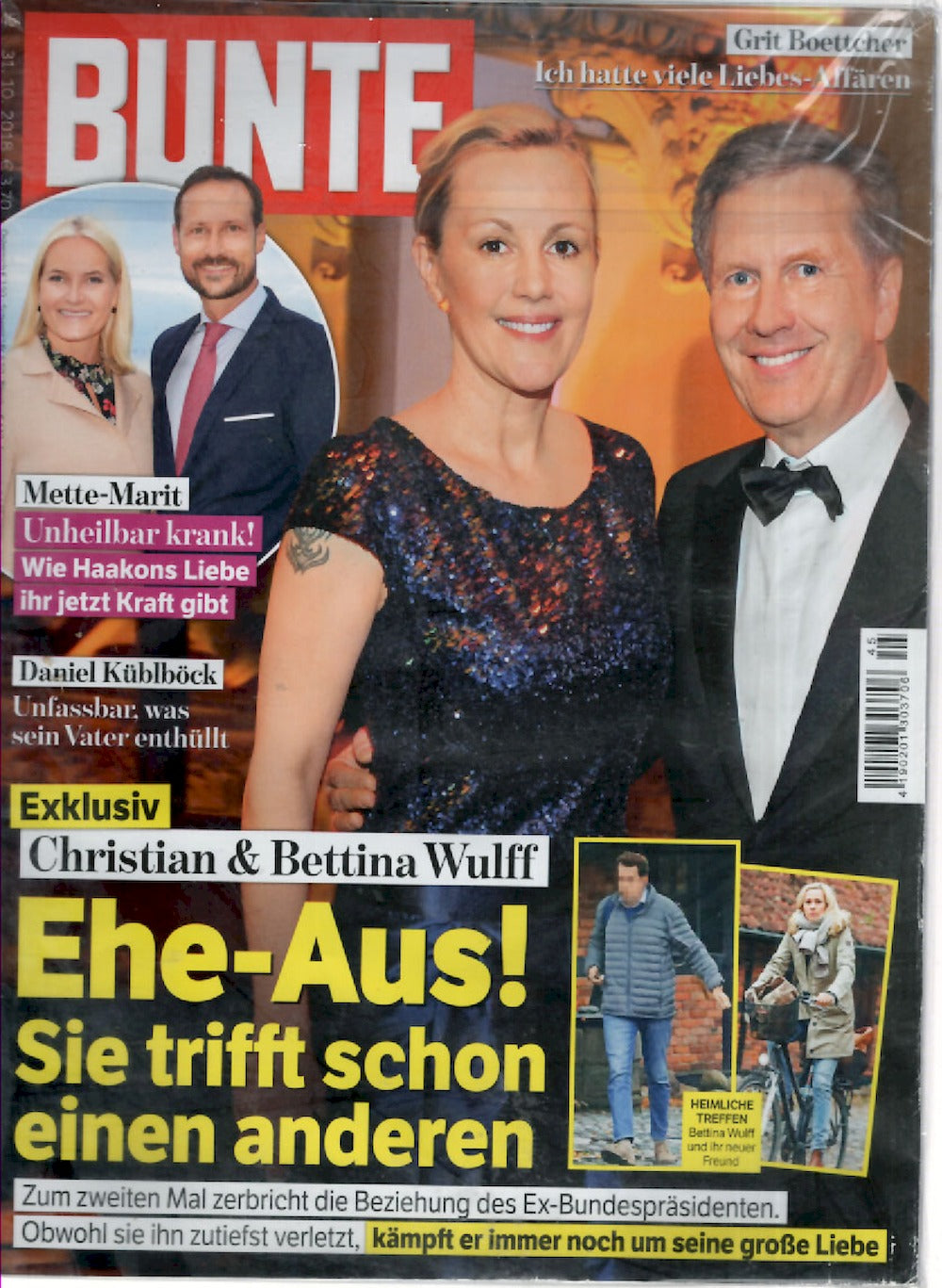 Bunte Magazin Deutschland 2018-45 Bettina Wulf Mette-Marit