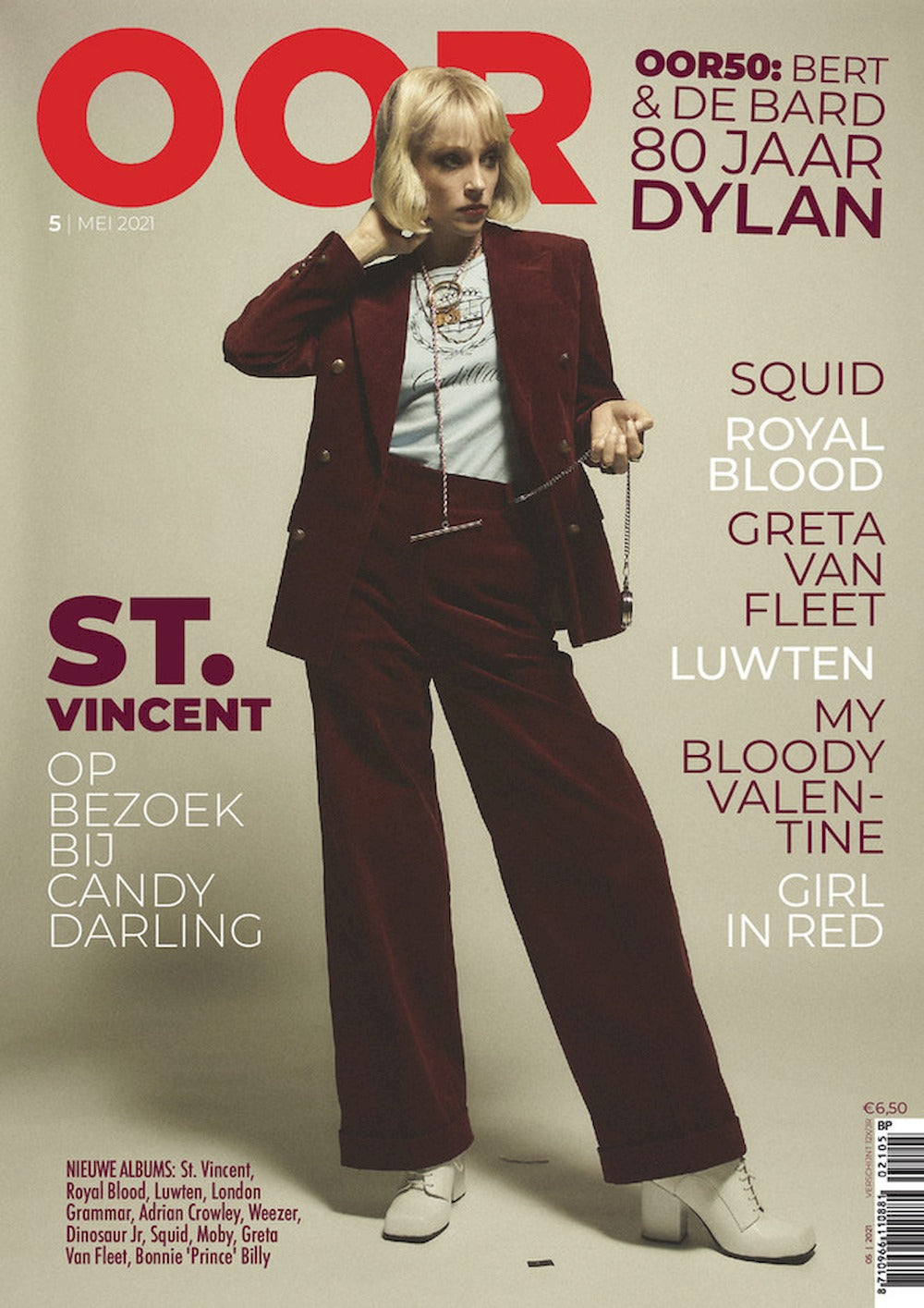 OOR Magazin Niederlande 2021-05 St. Vincent Bob Dylan Royal Blood Greta Van Fleet
