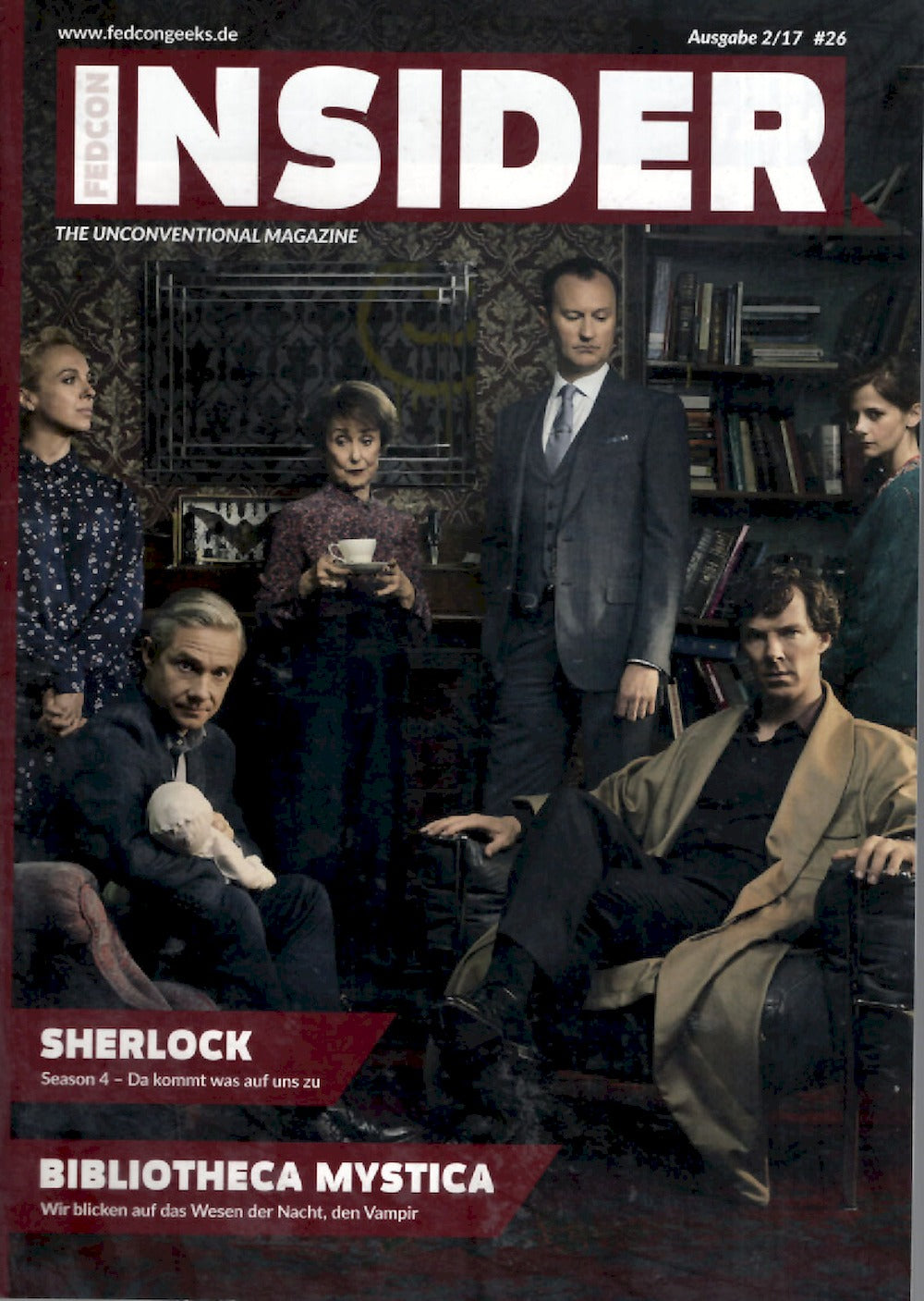 Insider Magazin Deutschland 2017 #26 Sherlock Benedict Cumberbatch