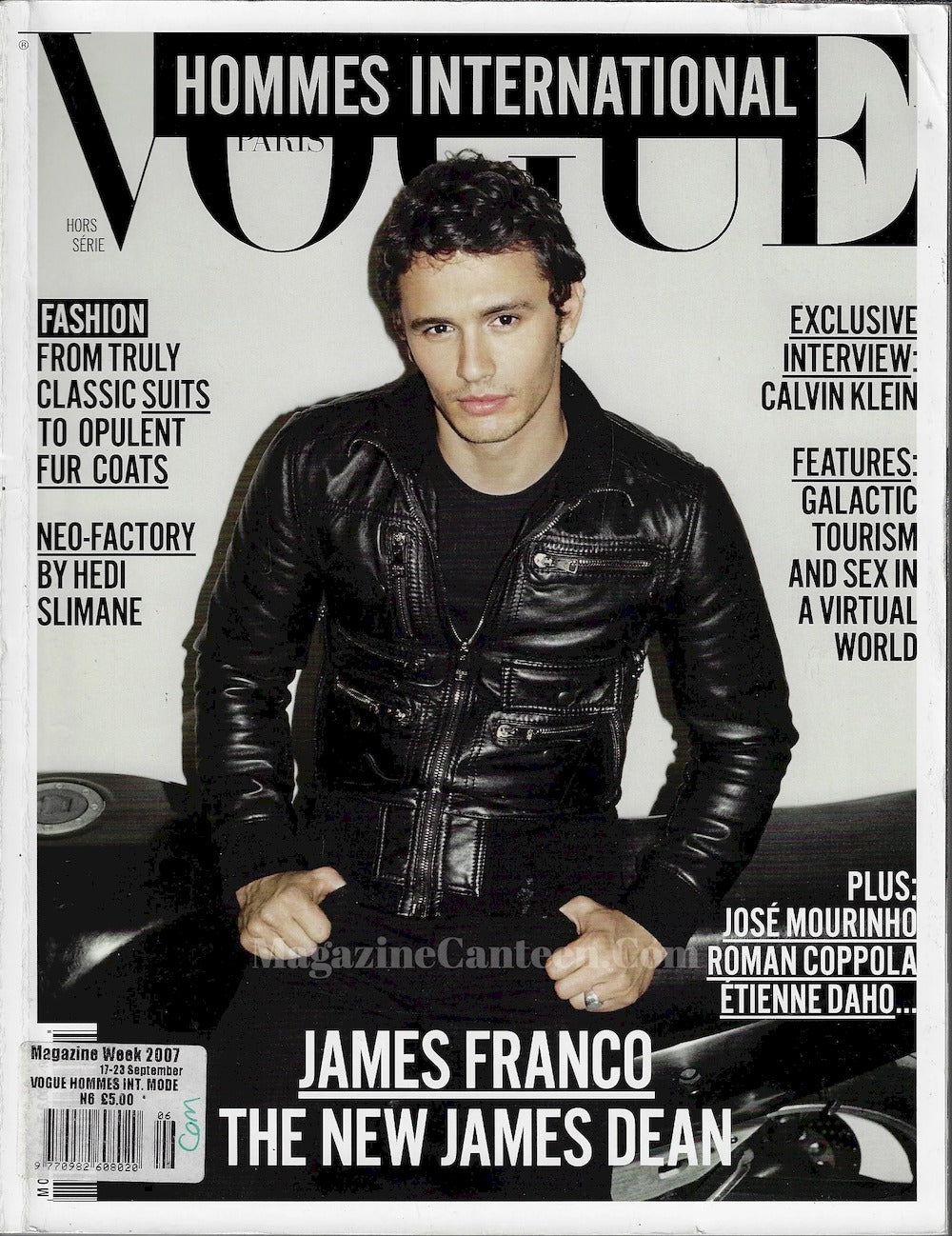 Vogue Hommes Magazin Frankreich 2007 #6 James Franco