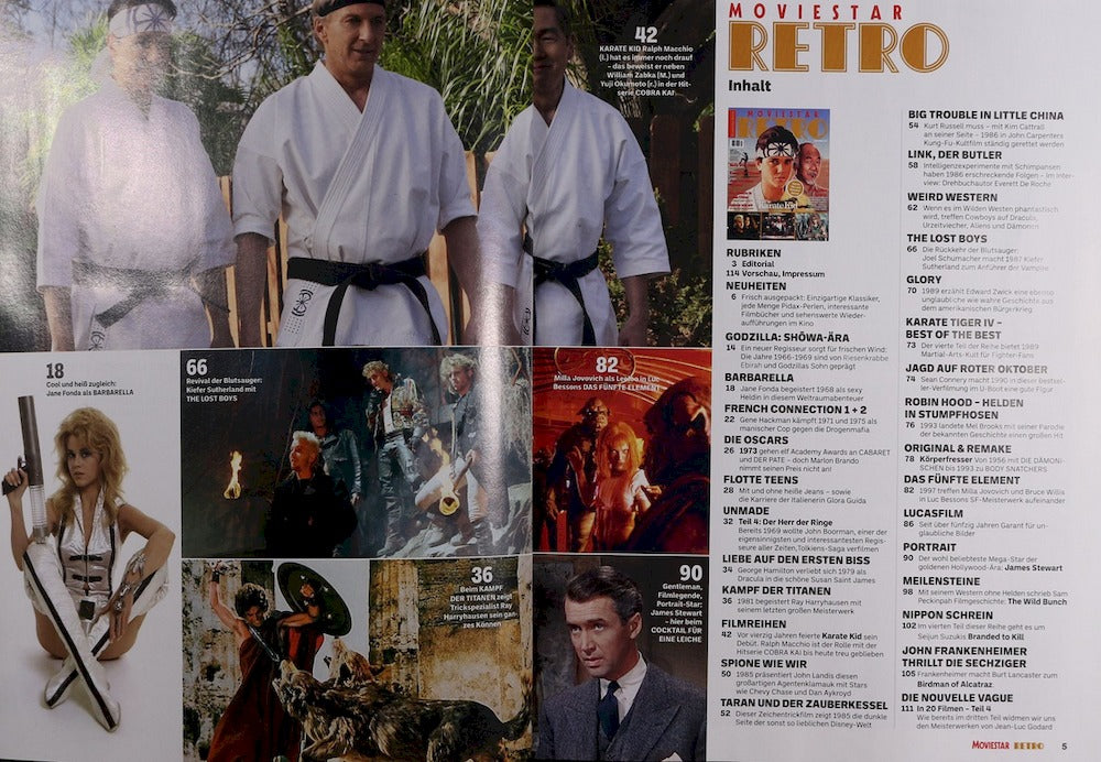 Moviestar Retro Magazin Deutschland 2024-04 The Karate Kid Barbarella The Lost Boys