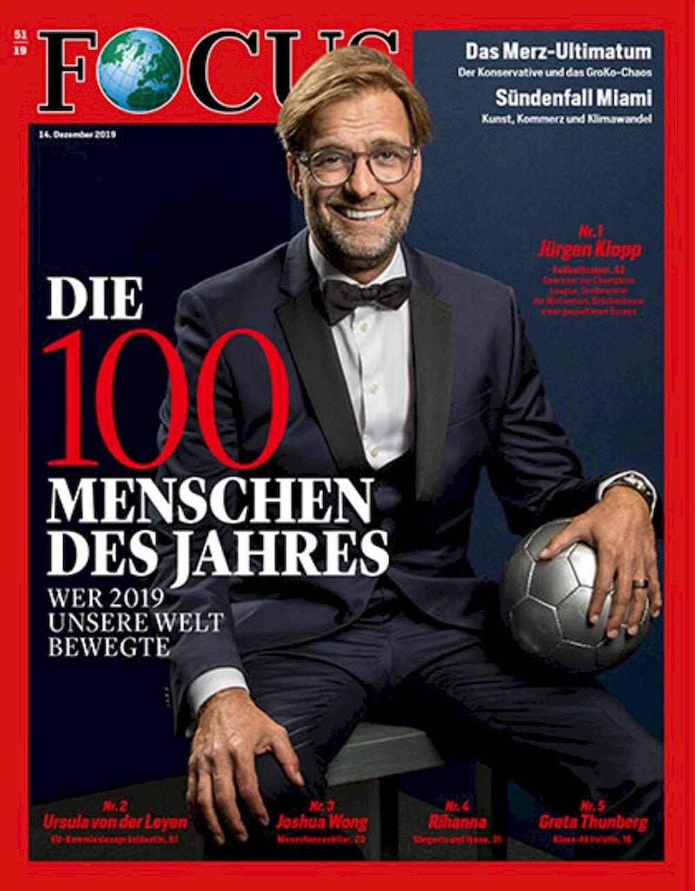 Focus Magazin Deutschland 2019-51 Jürgen Klopp