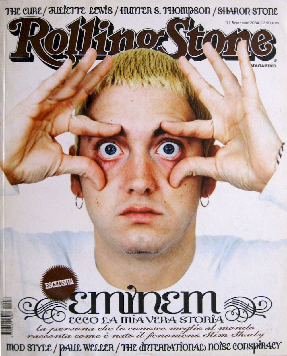 Rolling Stone Magazin Italien 2004 #11 Eminem The Cure Paul Weller Sharon Stone