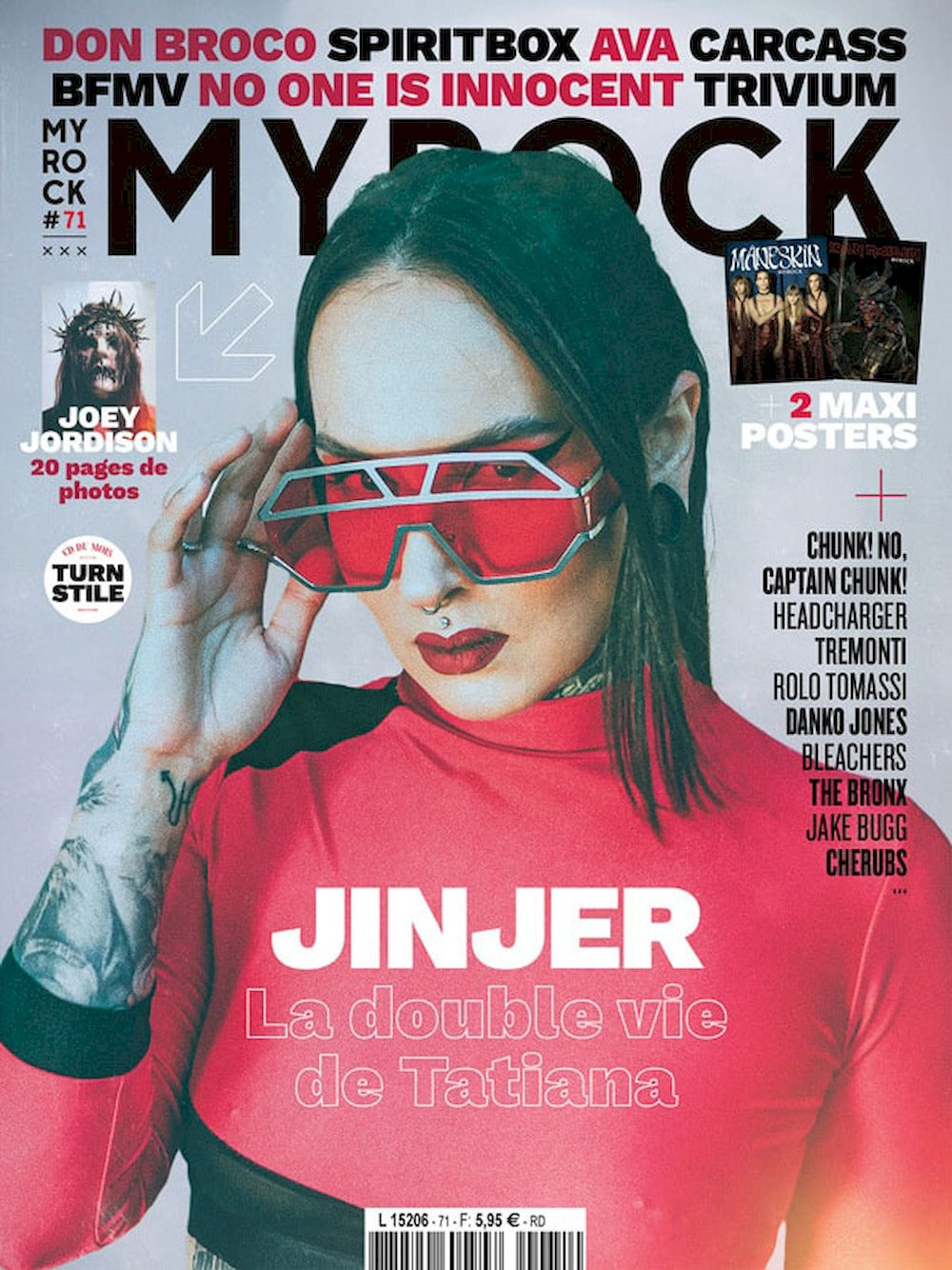 MyRock Magazin Frankreich 2021 #71 Jinjer Leprous Cradle Of Filth Don Broco