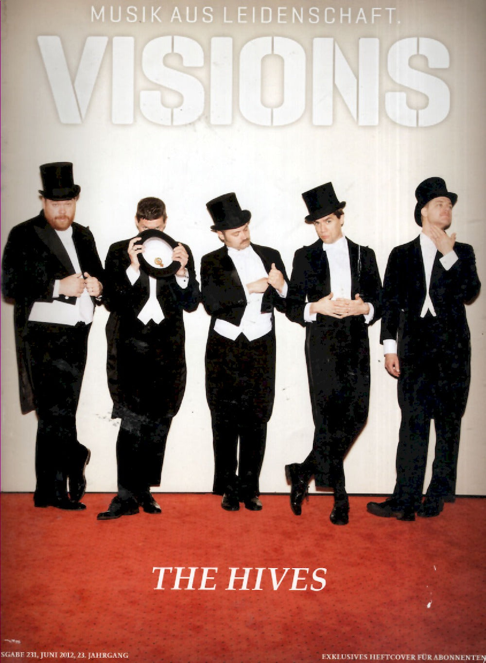 Visions Magazin Deutschland 2012-06 The Hives Edition