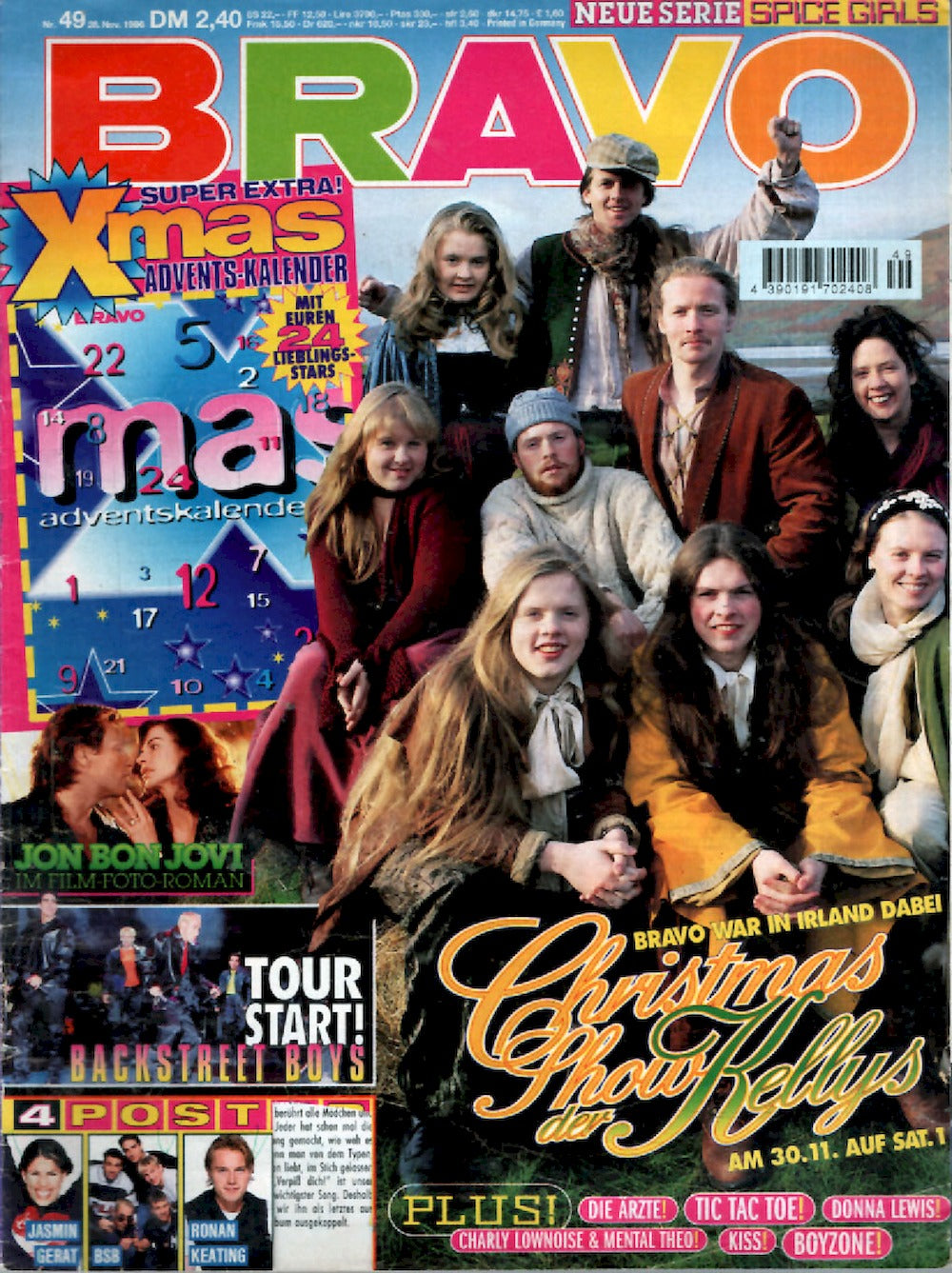 Bravo Magazin Deutschland 1996-49 Kelly Family