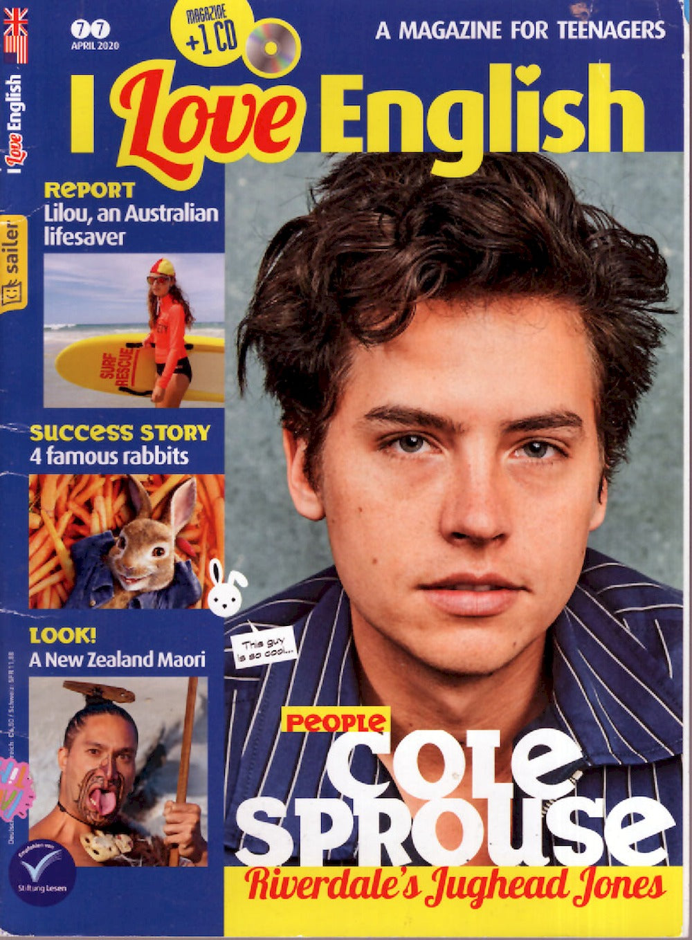 I Love English Magazin Deutschland 2020-04 Cole Sprouse #77