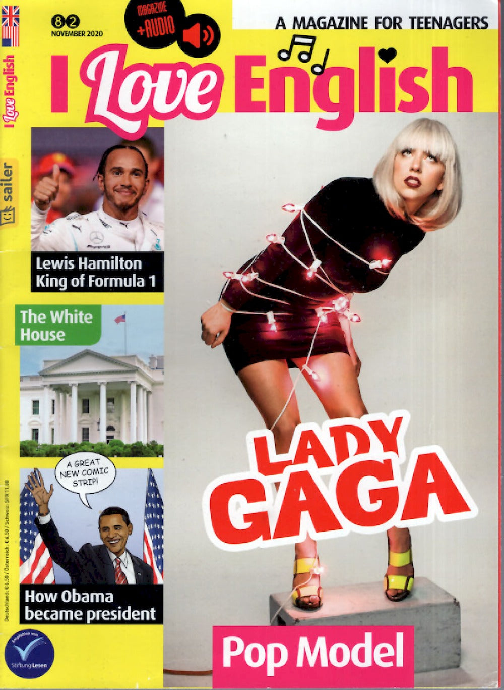 I Love English Magazin Deutschland 2020-11 Lady Gaga
