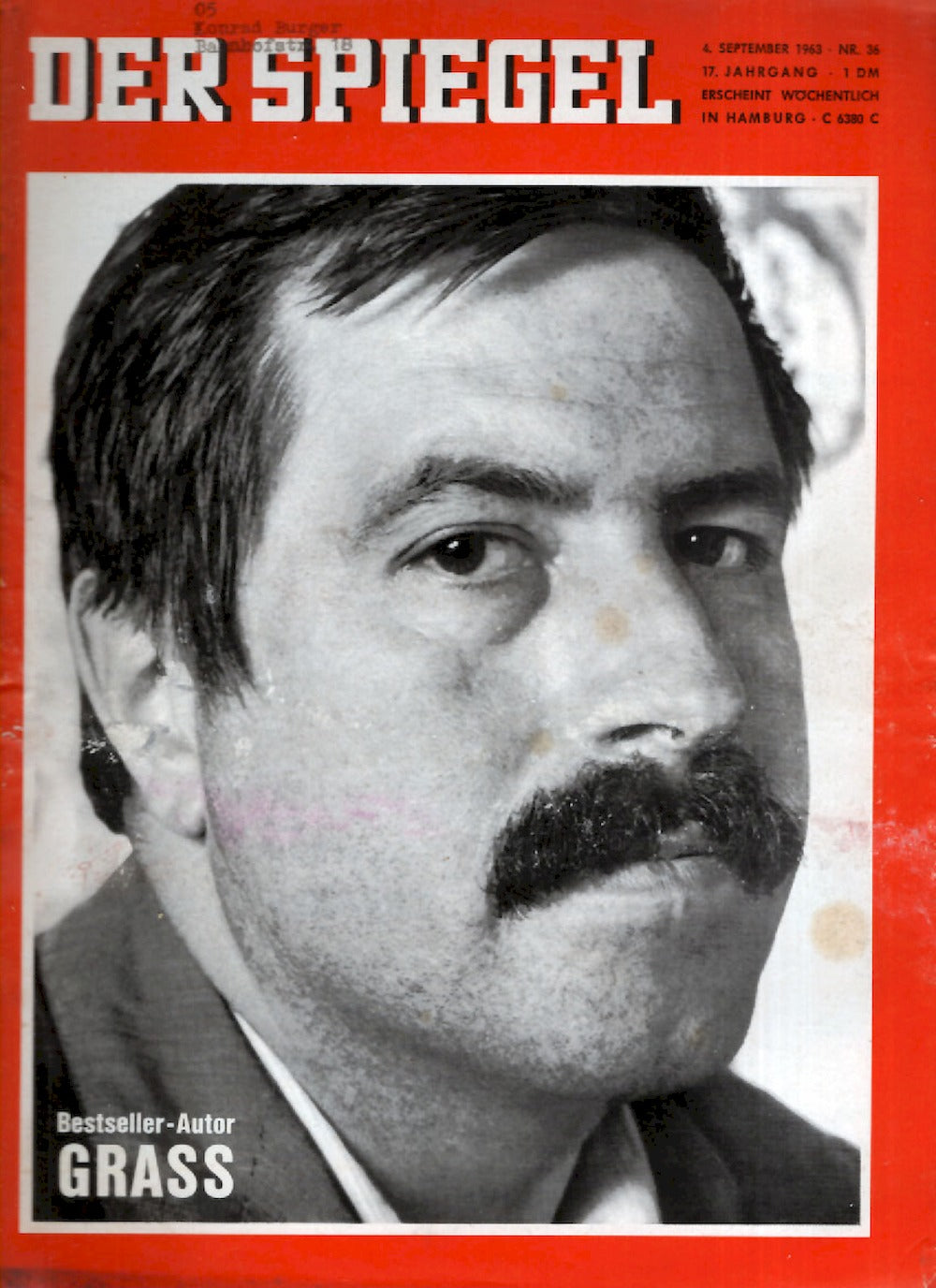 Der Spiegel Magazin Deutschland 1963-36 Günter Grass