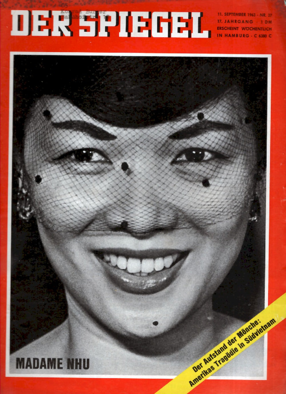 Der Spiegel Magazin Deutschland 1963-37 Madame Nhu