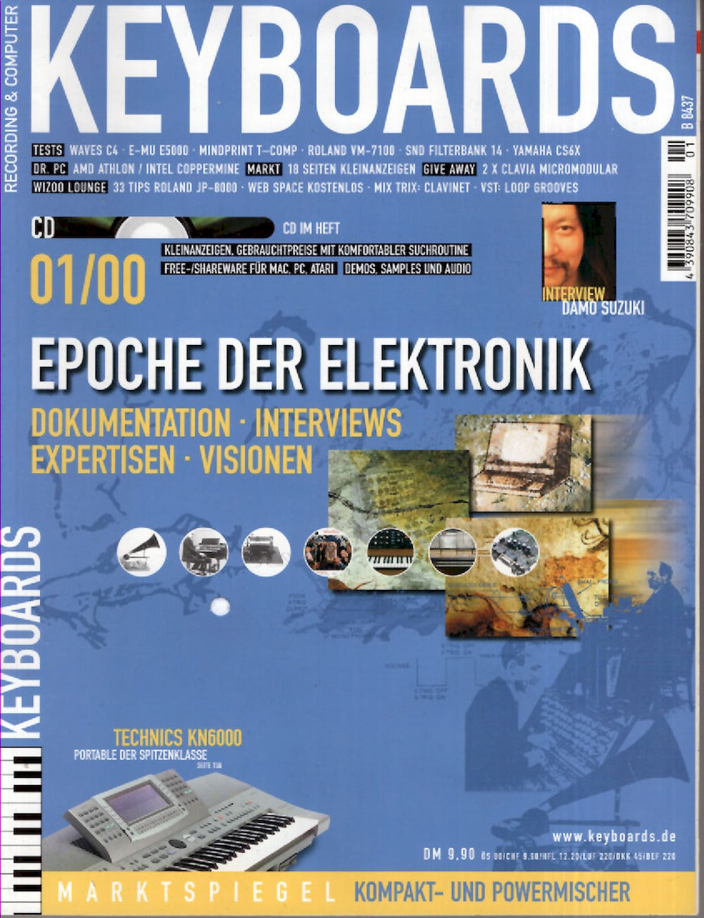 Keyboards Magazin Deutschland 2000-01 Damo Suzuki