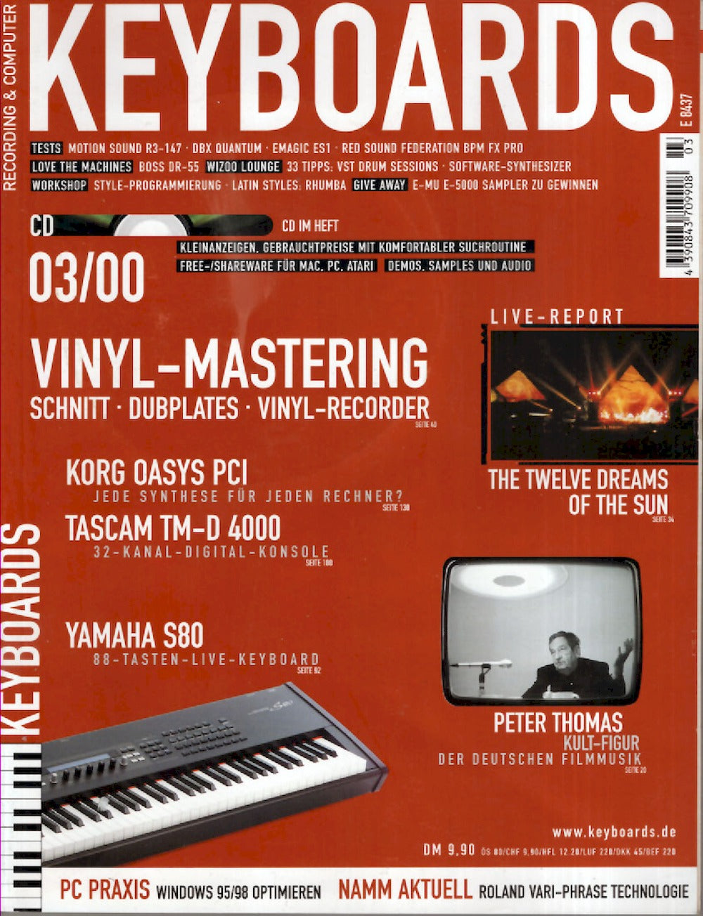 Keyboards Magazin Deutschland 2000-03 Peter Thomas