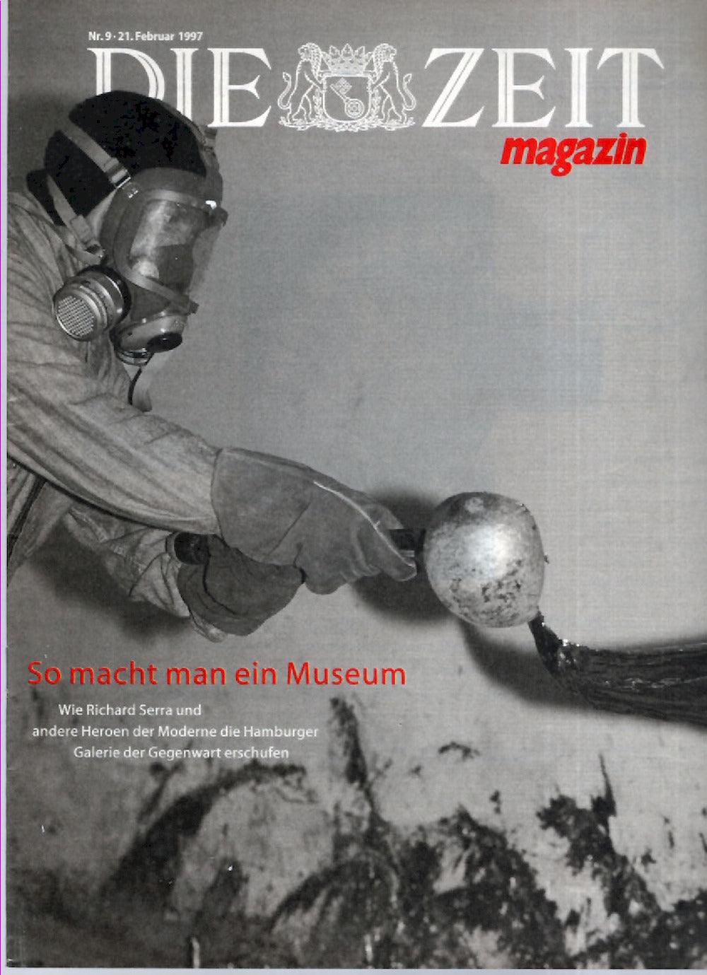 Zeit Magazin Deutschland 1997-09 Richard Serra