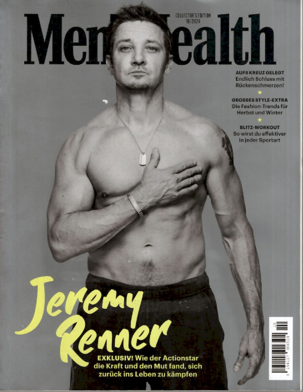 Mens Health Pocket Magazin Deutschland 2024-10 Jeremy Renner