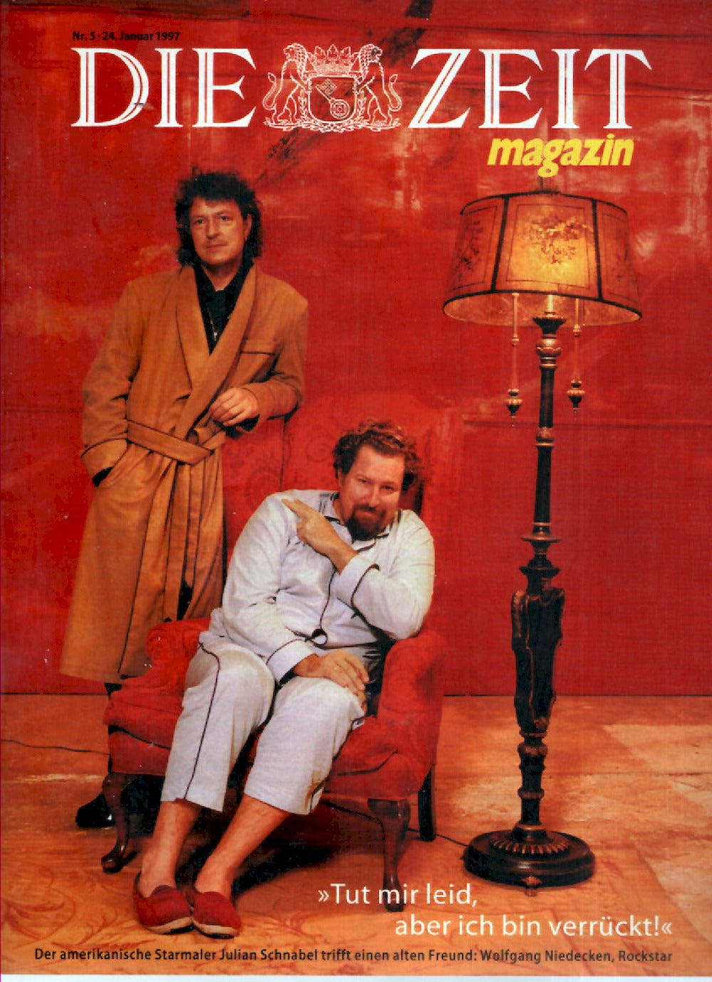 Zeit Magazin Deutschland 1997-05 Wolfgang Niedecken Julian Schnabel