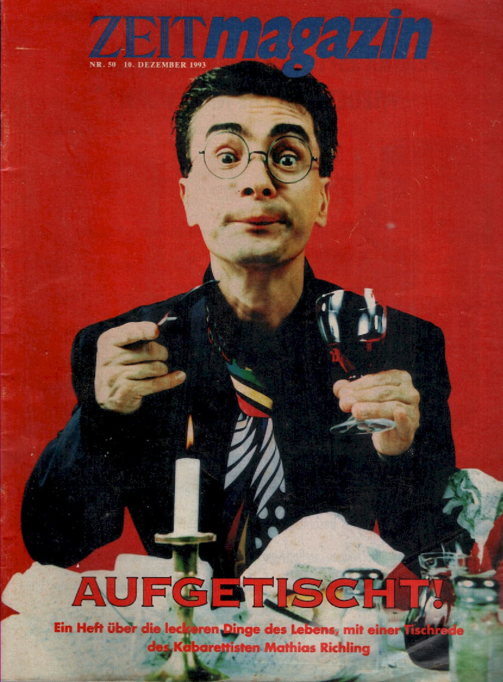 Zeit Magazin Deutschland 1993-50 Mathias Richling