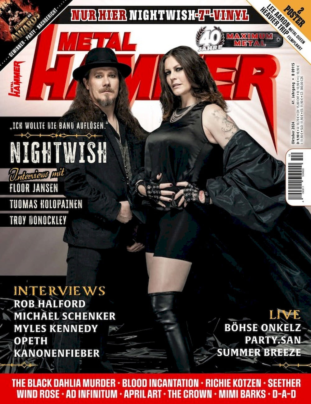 Metal Hammer Magazin Deutschland 2024-10 Nightwish + Vinyl