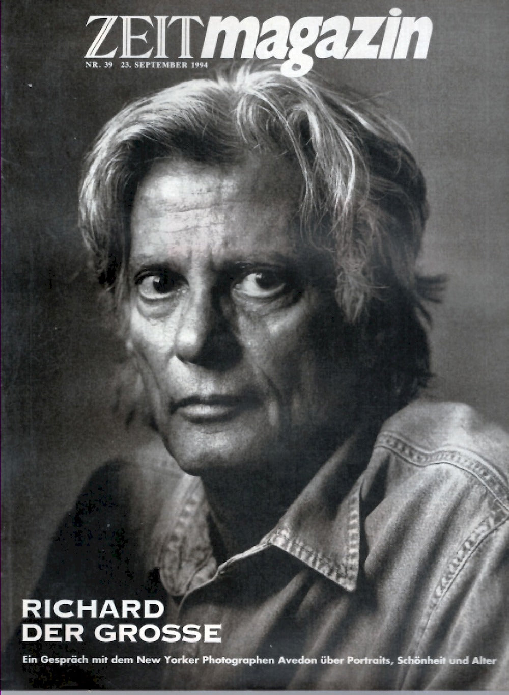Zeit Magazin Deutschland 1994-39 Richard Avedon