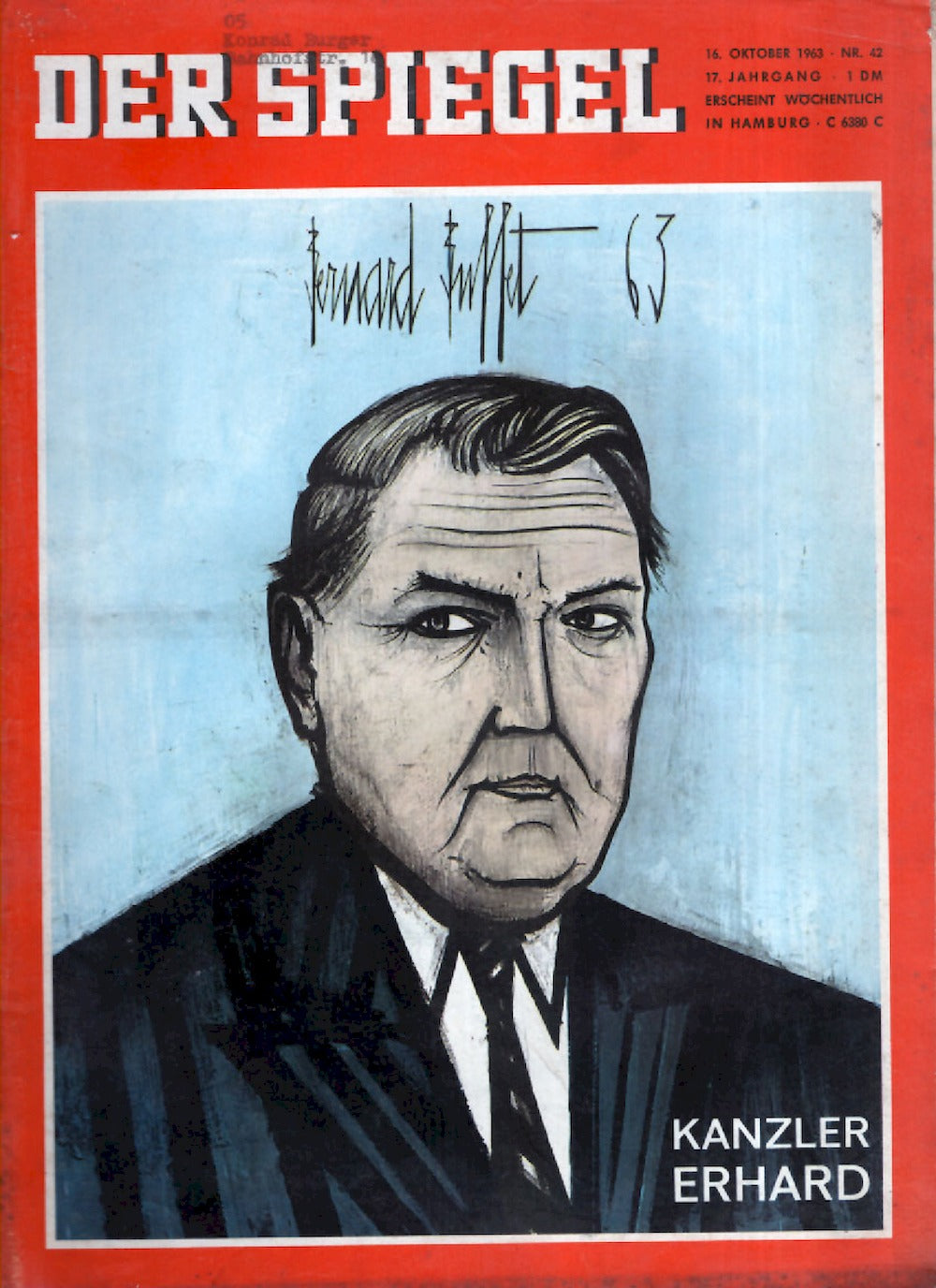Der Spiegel Magazin Deutschland 1963-42 Ludwig Erhard