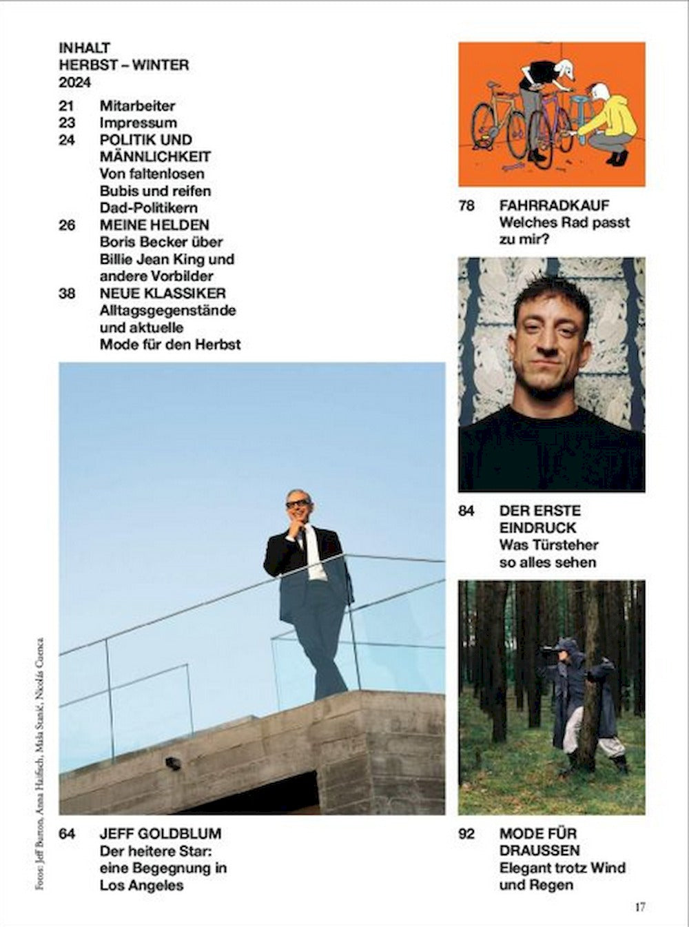 Zeit Magazin Mann Deutschland 2024-02 Jeff Goldblum