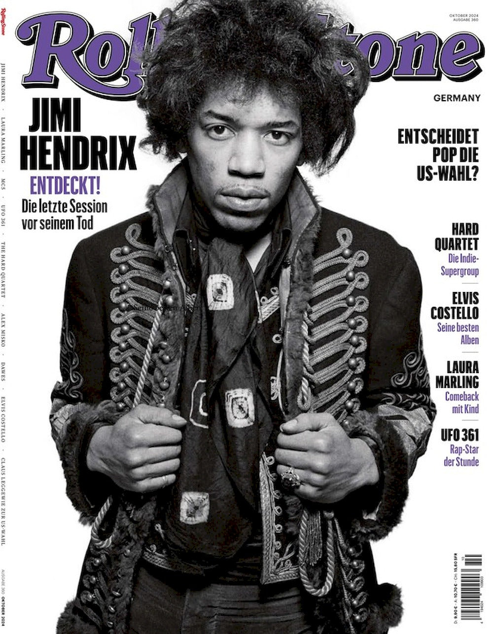 Rolling Stone Magazin Deutschland 2024-10 Jimi Hendrix + Vinyl